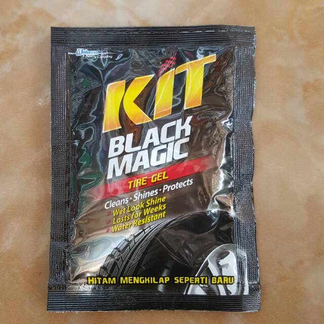 Kit black magic sachet poles semir ban 35ml furniture dashboard body motor mobil TERMURAH