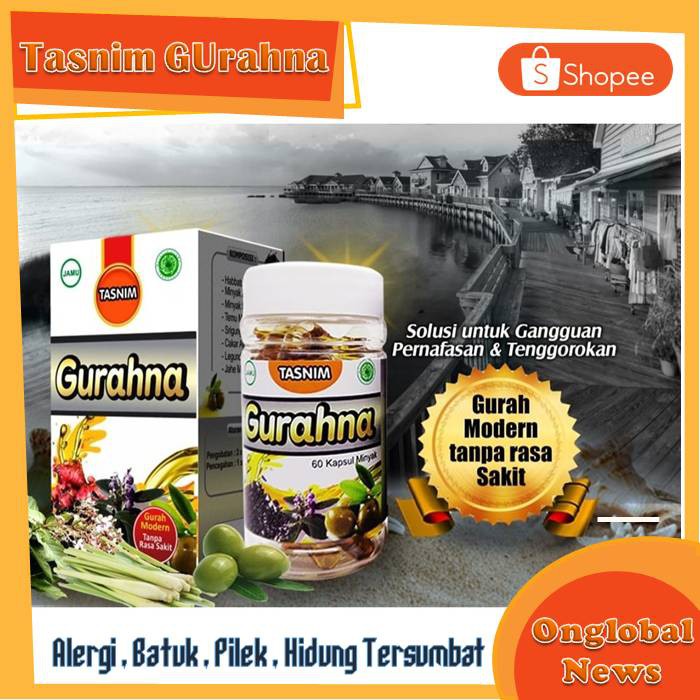 Kapsul minyak Herbal Tasnim Gurahna Atasi Gangguan Pernafasan