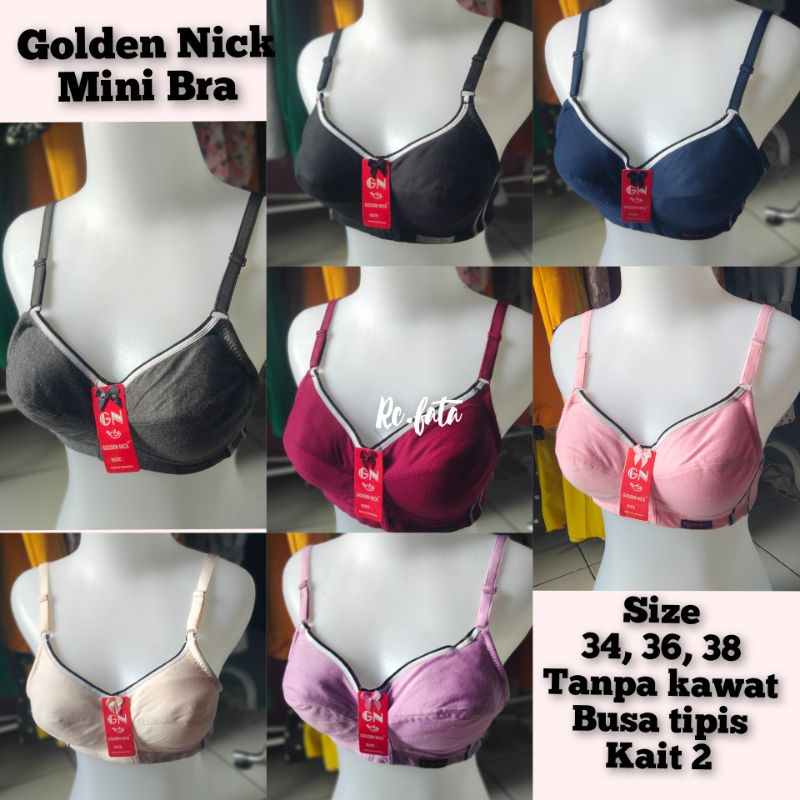 Golden Nick mini bra sport, bra remaja, size 34,36,38