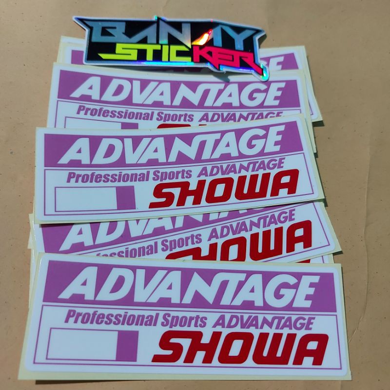 STICKER SHOCK SHOWA ADVANTAGE