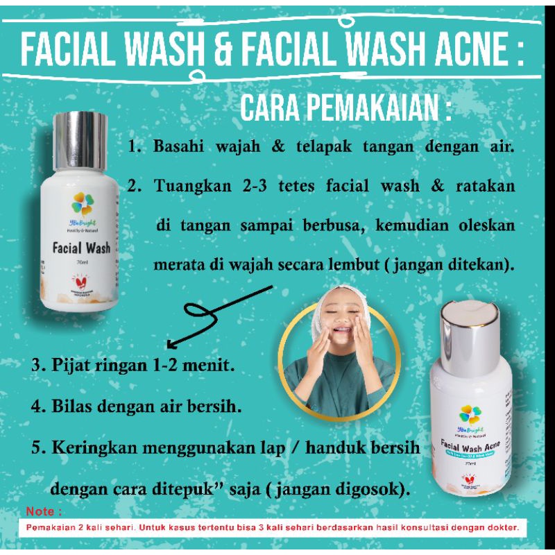 facial wash ybe bright