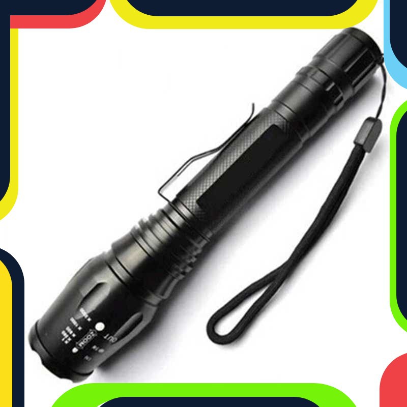 Bayar Ditempat TaffLED Senter LED Flashlight Cree XM-L T6 3800 Lumens - E27