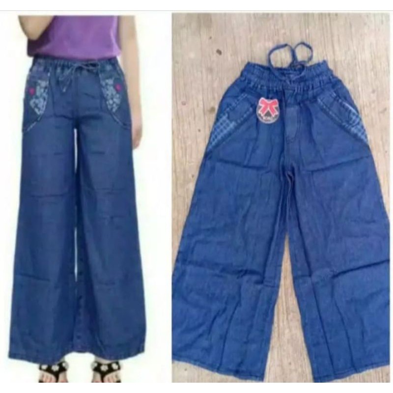 CELANA KULOT JEANS ANAK PEREMPUAN/CELANA JEANS ANAK PEREMPUAN TANGGUNG COD ini