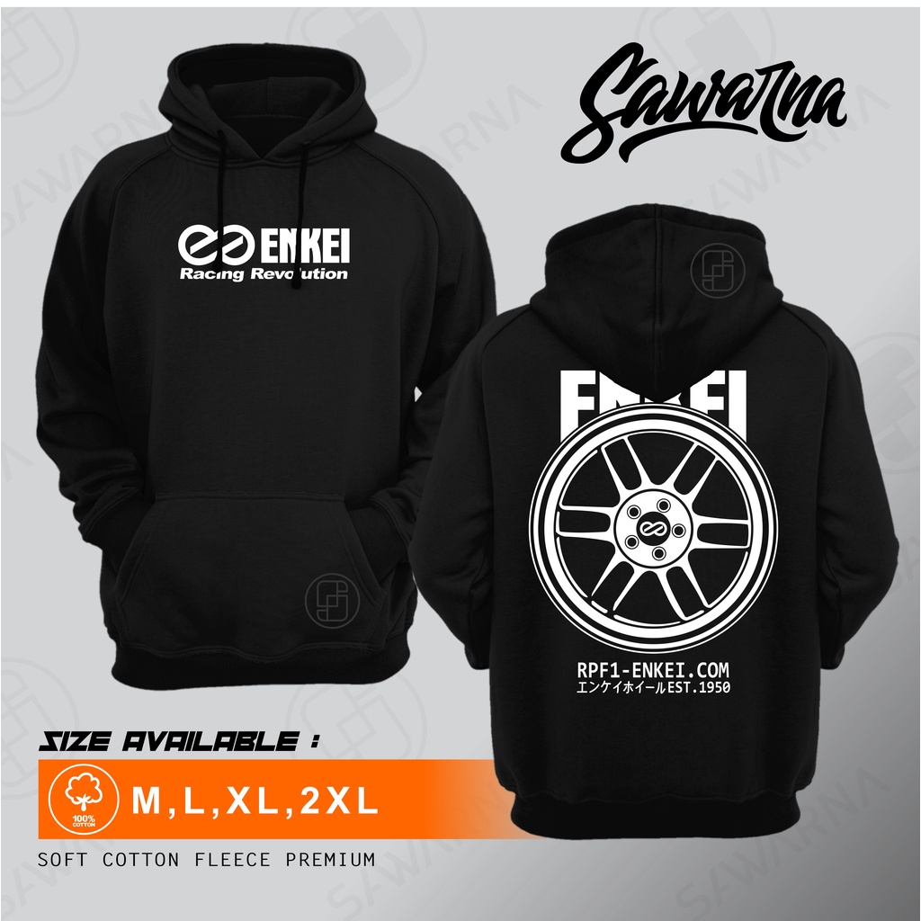 Sweater Hoodie Polos / Gambar ENKEI Pria Wanita Racing Sweater Cowok Premium Distro (BAYAR DI TEMPAT