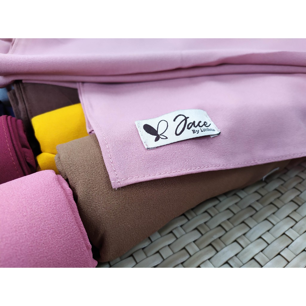 JACE Pashmina Diamond Italiano 175 x 75 Jahit Tepi-6