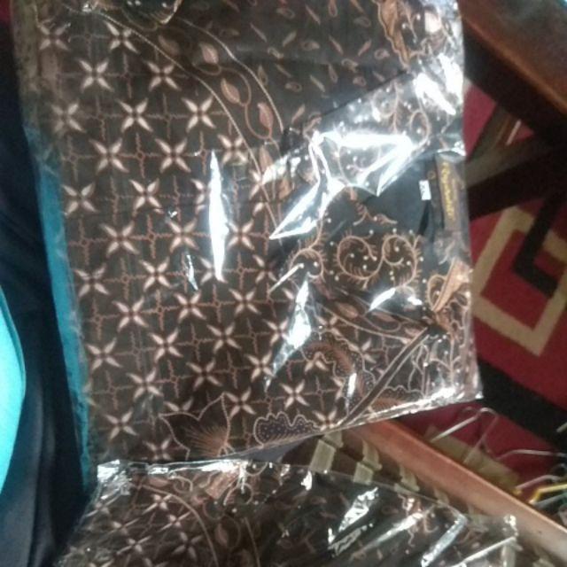 Vijay #2 Kemeja Batik Lengan Pendek Bahan Katun Cabut Sragenan Kualitas Hq Full Furing