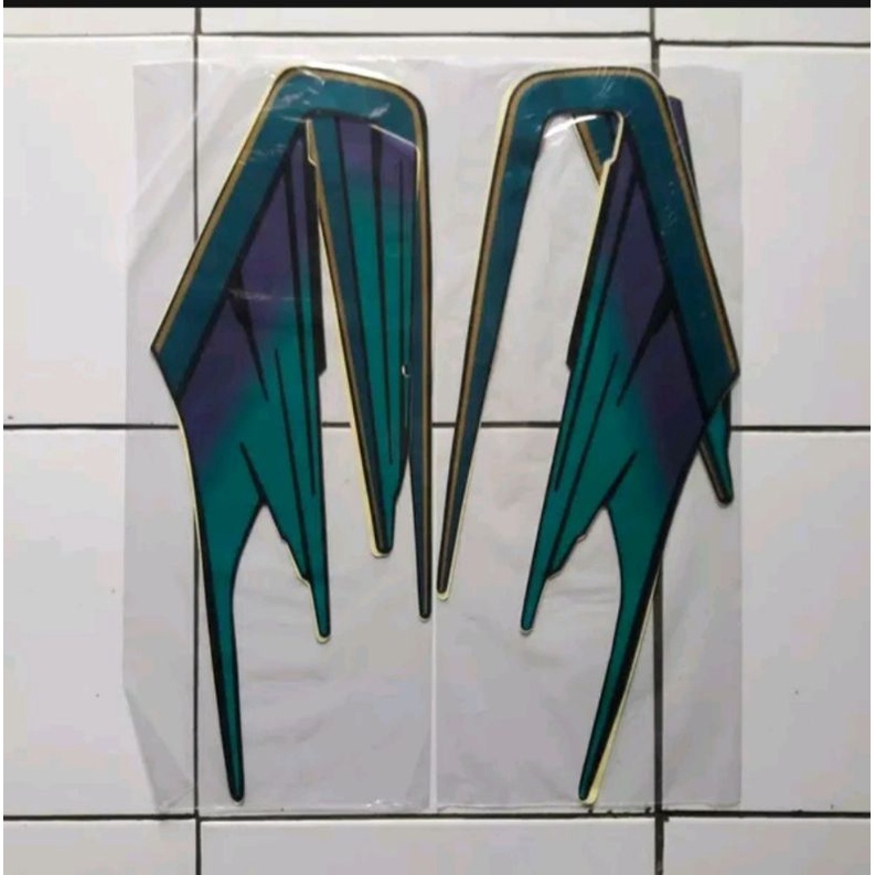 LIS STRIPING STIKER RX KING TAHUN 1995 HIJAU CKD