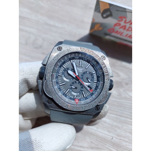 Jam tangan pria bekas Aviator MIG26 Grey model original