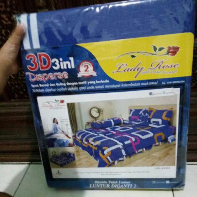 Seprei Ladyrose 180x200 B2g2 @chelsea Blue