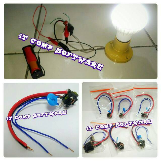 KIT Joule Thief JT Mini Inverter Settingan Irit | Lampu Emergency