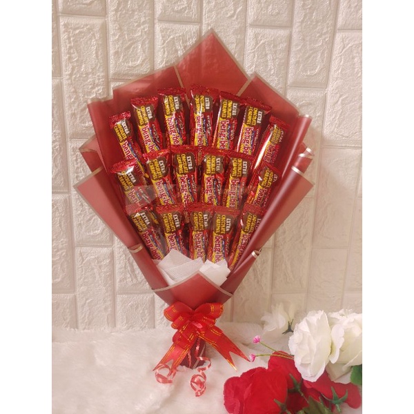 

bucket beng" jumbo isi 18 pcs ,hadiah ultah /wisuda/sidang dll ,free kartu ucapan packing dus