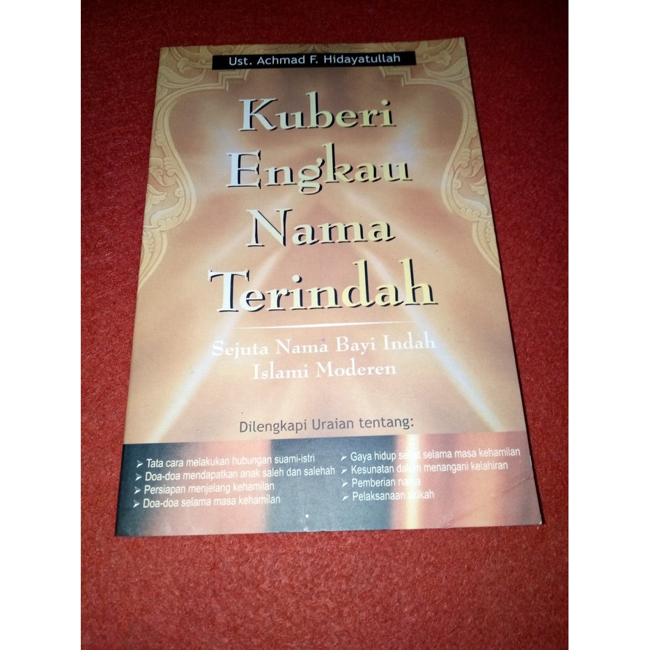 KUBERI ENGKAU NAMA TERINDAH