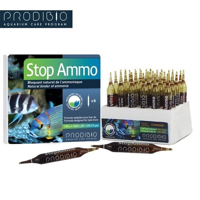 Prodibio Stop Ammo 30 Vials Ammonia Natural Binder Amonia Vial Ampul