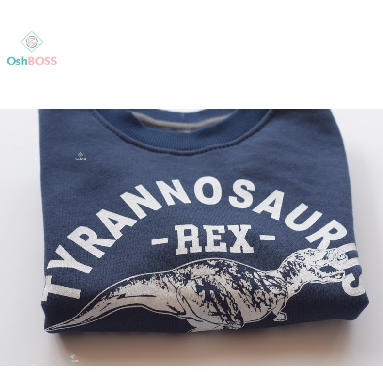 COD JAKET SWEETER ANAK MOTIF TYREX ABU 2-5 TAHUN-3