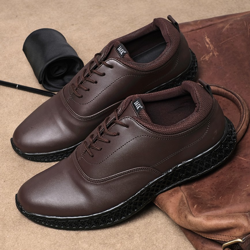 GARRICK BROWN |ManNeedMe x Jack| Sepatu Oxford Pria | Pantofel Formal