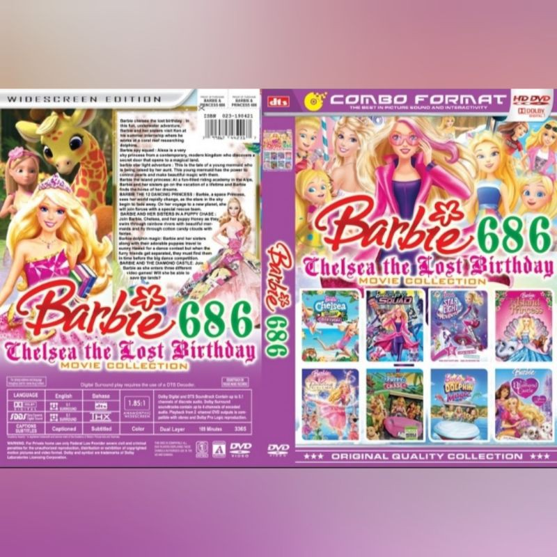 Kaset Film Animasi - Koleksi BARBIE 686