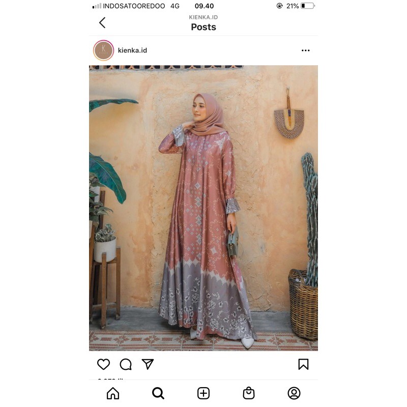 Kienka Asheera Dress Penny Size M (Reject)