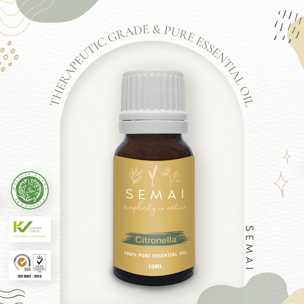 SEMAI Citronella Essential Oil Diffuser Aromatherapy Minyak Atsiri