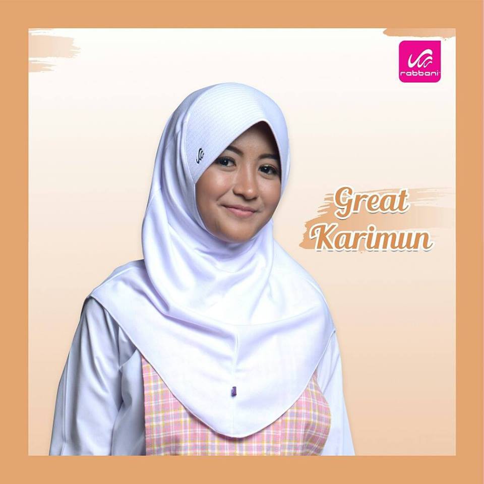  Kerudung rabbani great karimun all size HARGA LAMA 