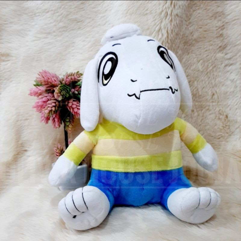 Boneka Asriel Sans Undertale Sit Boneka Sans Undertale Asriel Putih