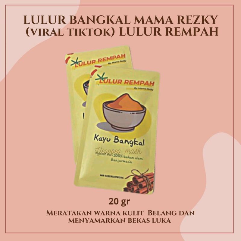 Lulur Bangkal By.Mama Rezky / Lulur Rempah /Lulur Bangkal
