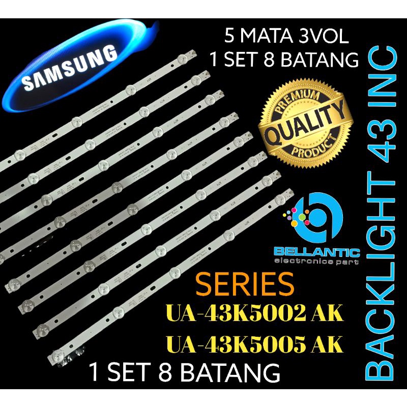 BACKLIGHT 43INC SAMSUNG SERIES UA-43K5002AK-UA-43K5005AK