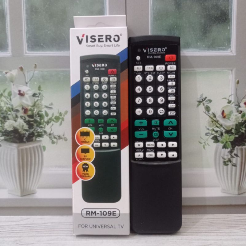 Remote TV LED LCD Visero berbagai merk TV