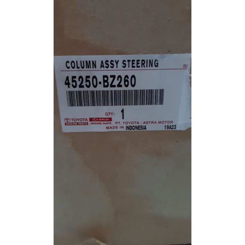 EPS steering Colum Avanza grand new Xenia grit th 2016-2019