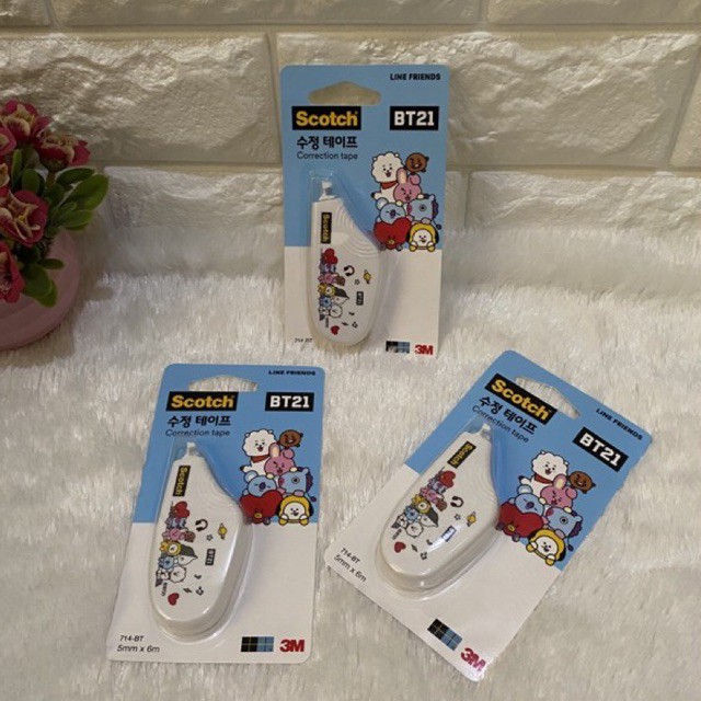 

CORRECTION TAPE BT21 ( OFFICIAL )
