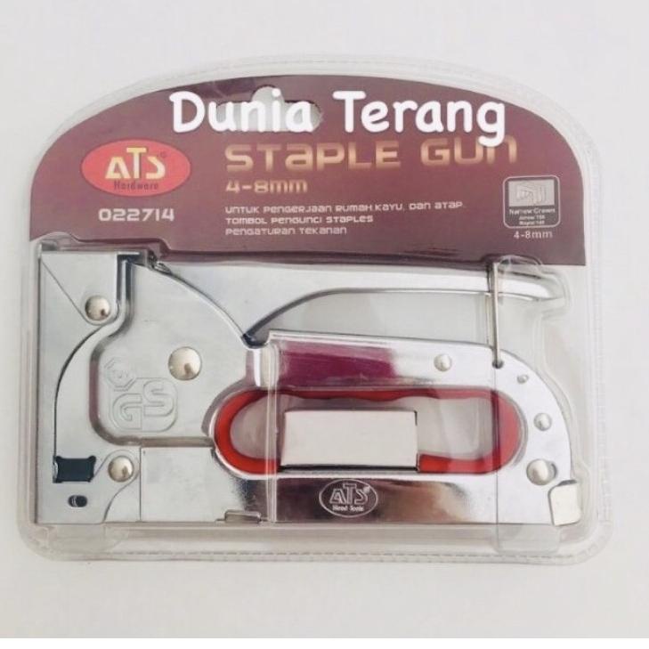 

Promo - Staple Gun Tacker ATS 4-8mm / Tembakan Staples Stapler Hekter Heckter Jok