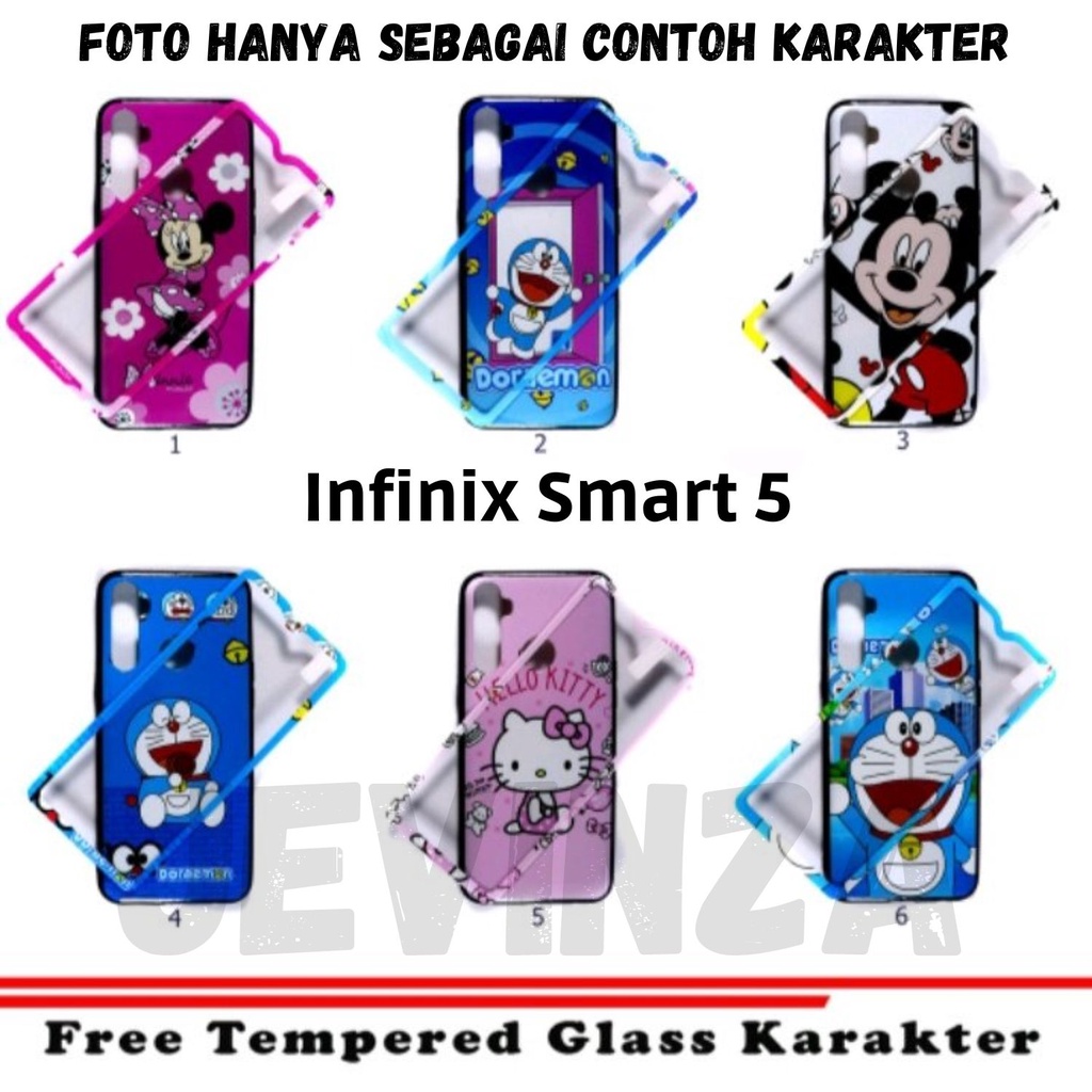 Case Termurah Free Temper Glass Infinix Smart 5- Casing Infinix Smart 5- Kondom Hp Infinix Smart 5- 