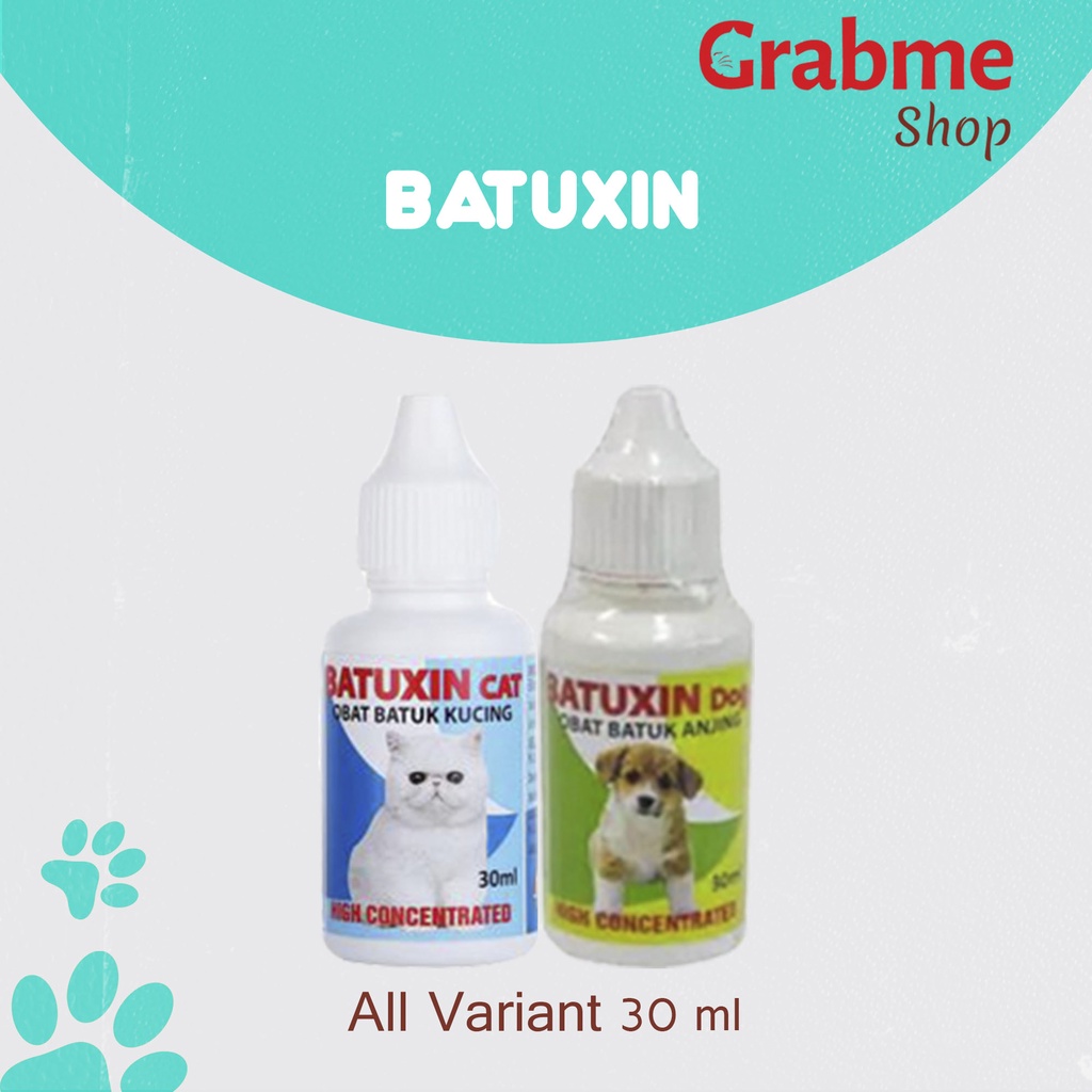 Obat ALERGI, PILEK, SESAK NAFAS Kucing / Anjing BATUXIN 30 ml All Variant