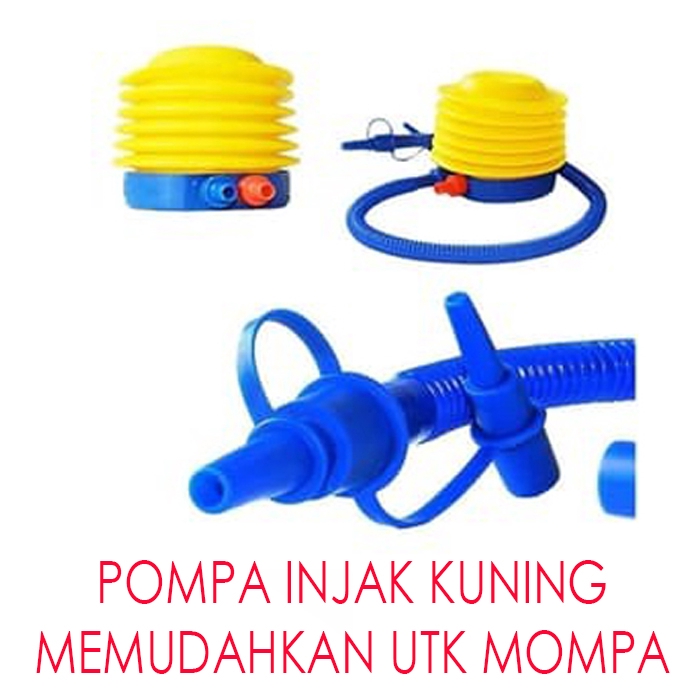 Bestway AQUATIC Kolam Renang Anak dan Keluarga Biru Rectangle 54006 + Pompa Angin + Lem