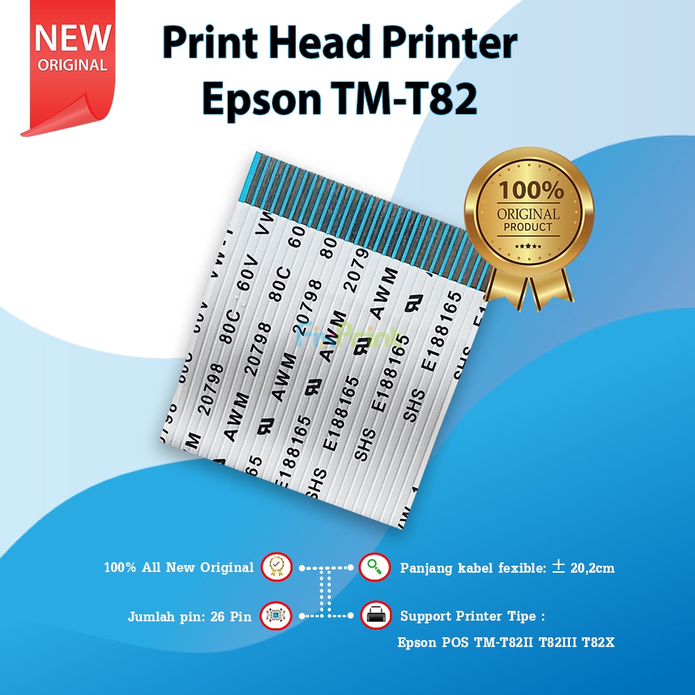 Print Head Printer Epson TM-T82 Printhead TMT82 TMT 82 TM T82II T82III