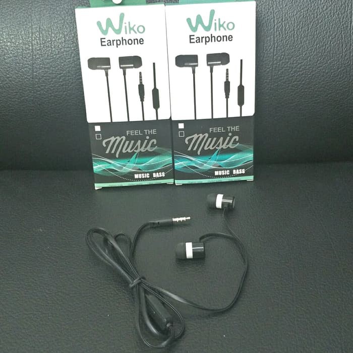 Headset Earphone Handsfree Original WIKO Extrabass Sound Model GR-10