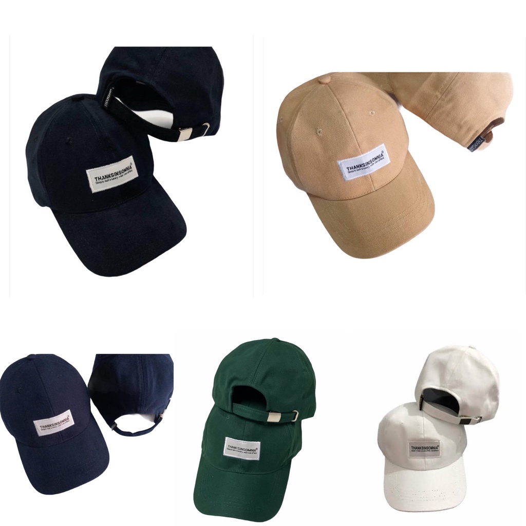 Polo Cap Thanksinsomnia / Topi Pria Wanita Thanksinsomnia Kualitas Distro Bahan Raffel Premium