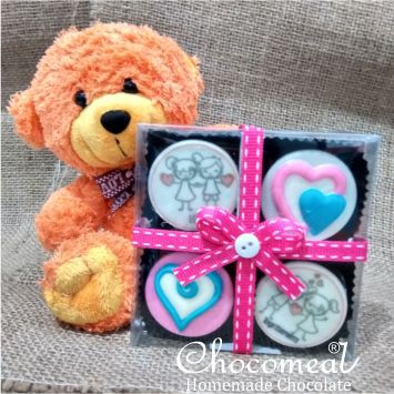 Coklat Valentine Edible Foto Bisa Request Gambar Kado Pacar Murah Shopee Indonesia