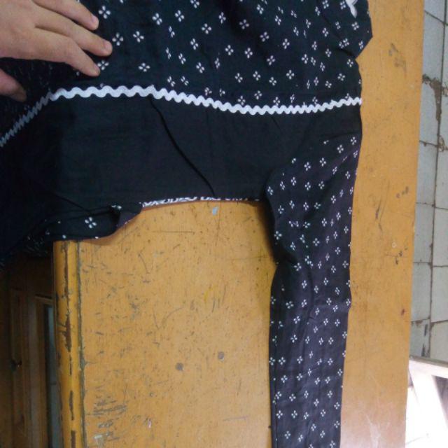 Gamis Piyas Monochrome - Gamis Batik Ori Pekalongan