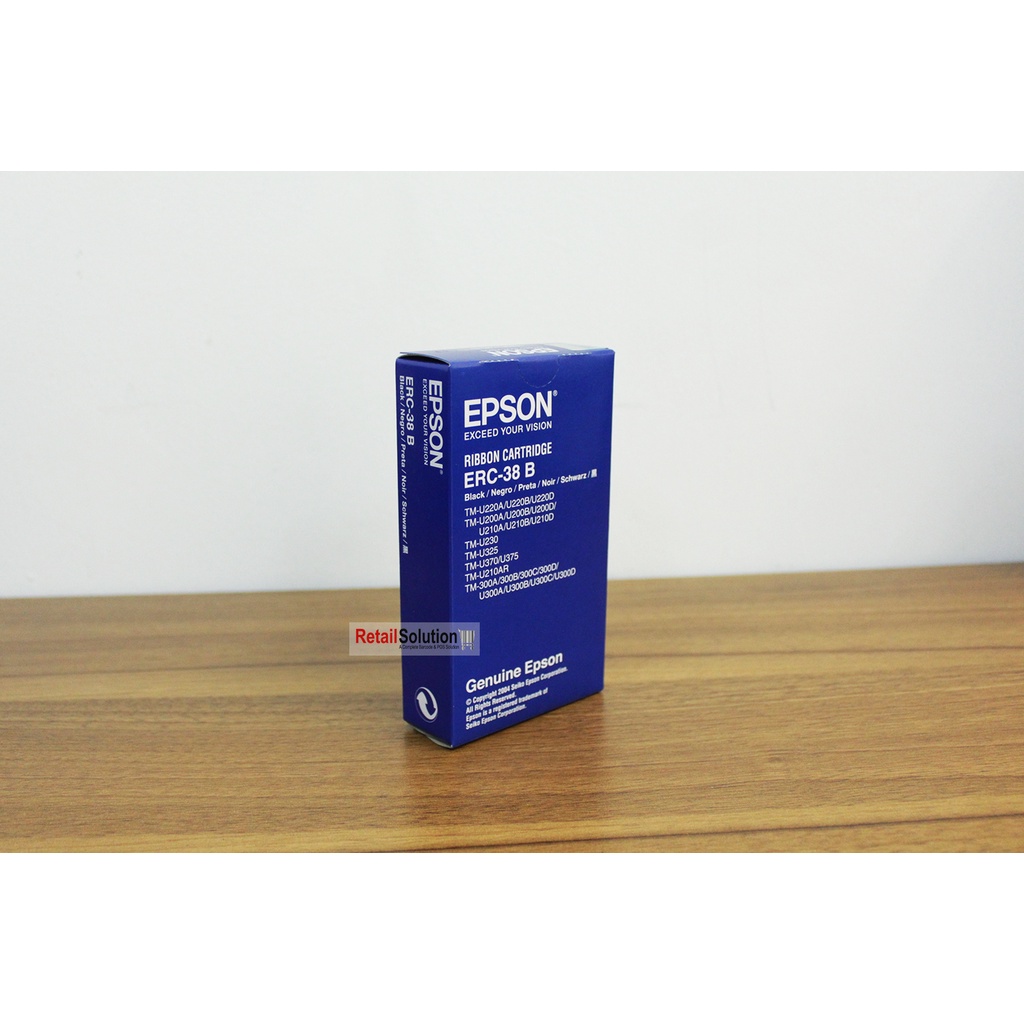 EPSON ERC-38 Black 10 PCS - Ribbon Printer TMU220 TM-U220D TM-U220B