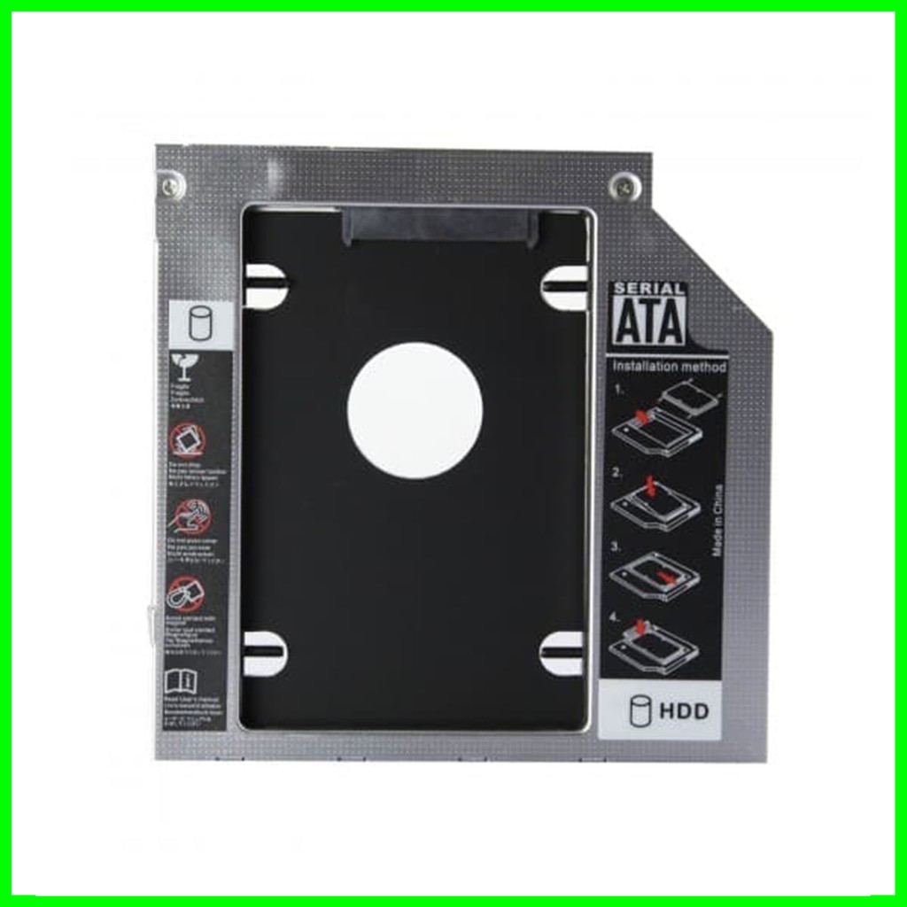 SSD HDD Caddy Slim 9.5mm SATA DVD Slot Hardisk