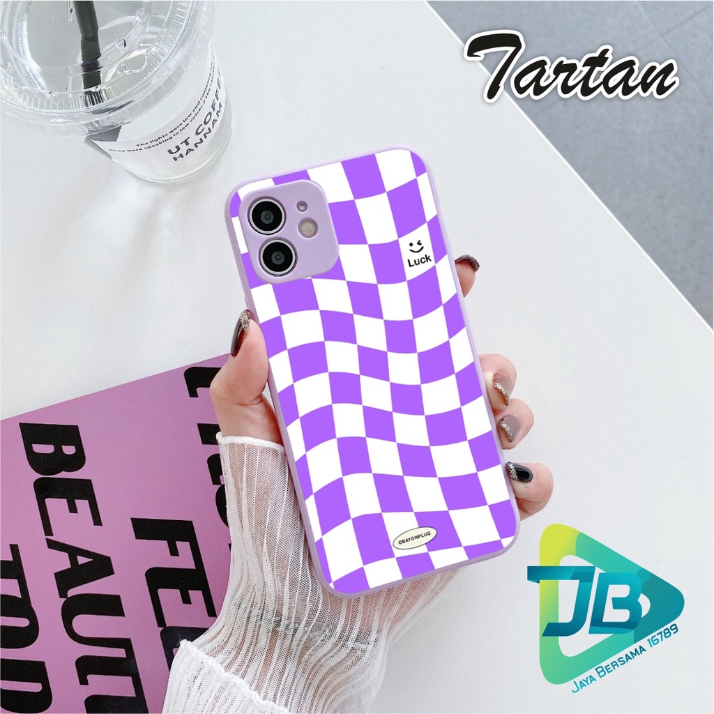 CASE CASING SOFTCASE SILIKON MACARON PELINDUNG KAMERA TARTAN OPPO VIVO SAMSUNG XIAOMI REALME IPHONE ALL TYPE JB5581