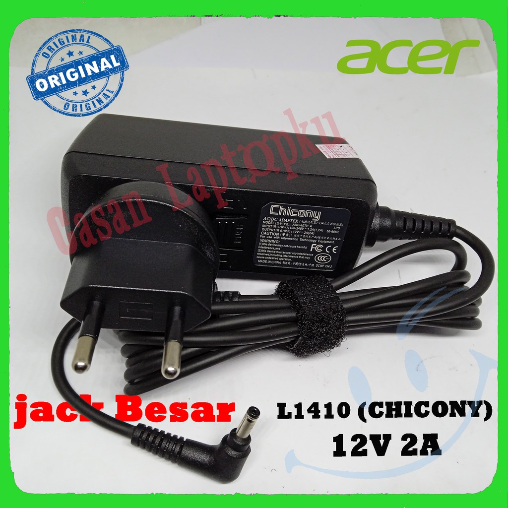 charger acer one 14 L1410 Original 100%