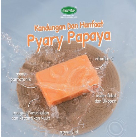 Sabun Pepaya Pyary  Original | SOAP PYARY PAPAYA ORIGINAL | Sabun PEPAYA BPOM RI NA 17190500009