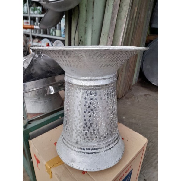 seeng dandang almunium +kukusan bambu