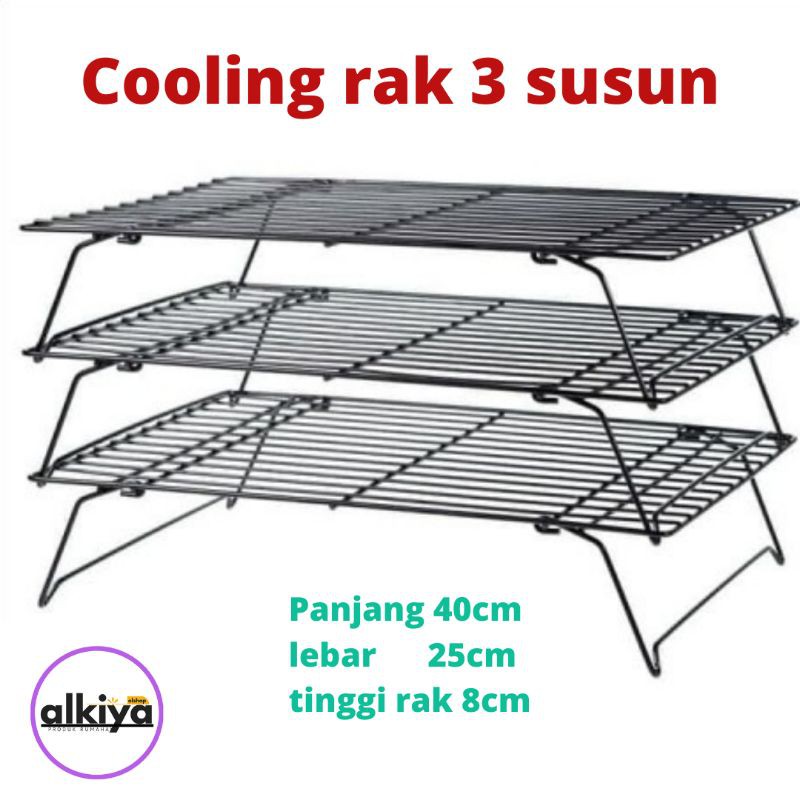 COOLING RAK PENDINGIN KUE ROTI 3 SUSUN