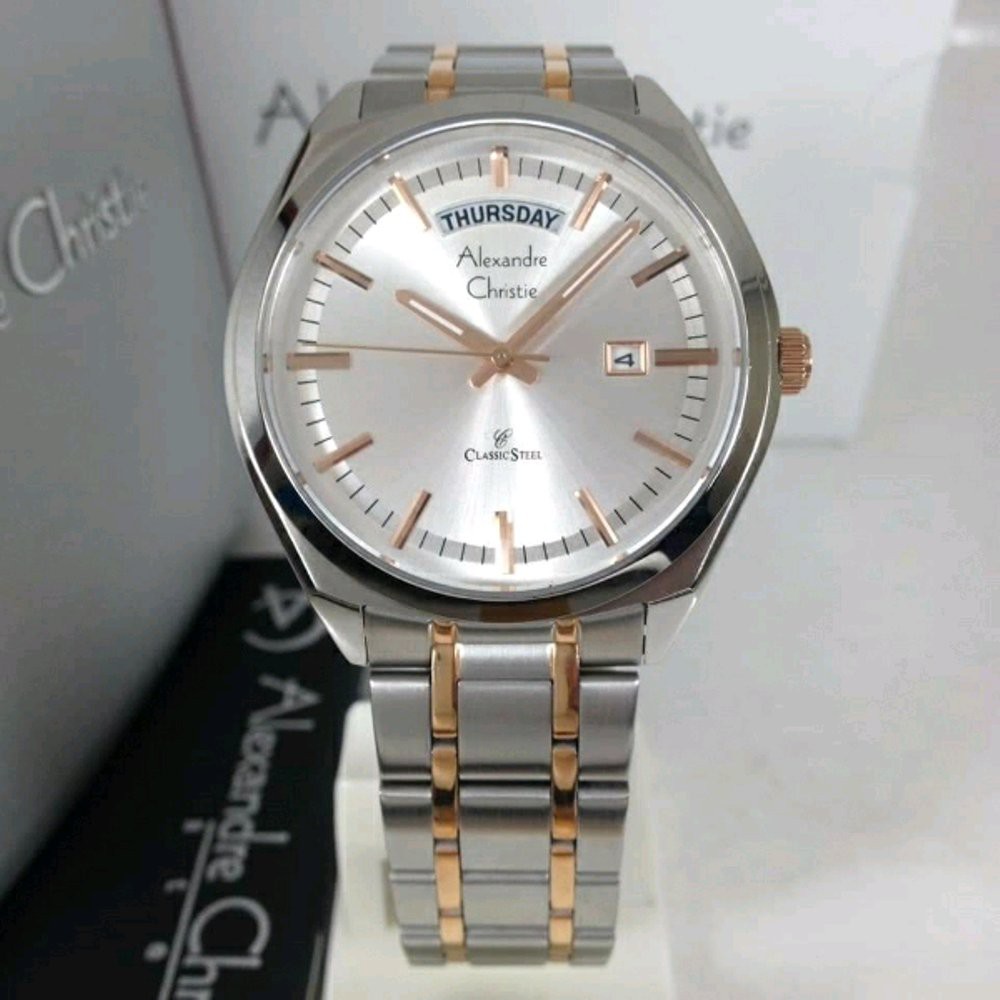 Jam Tangan Pria Alexandre Christie AC 8559 38mm xmrk Original
