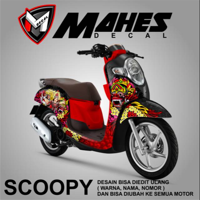 25 Inspirasi Keren Stiker  Honda Scoopy  Aneka Stiker  Keren