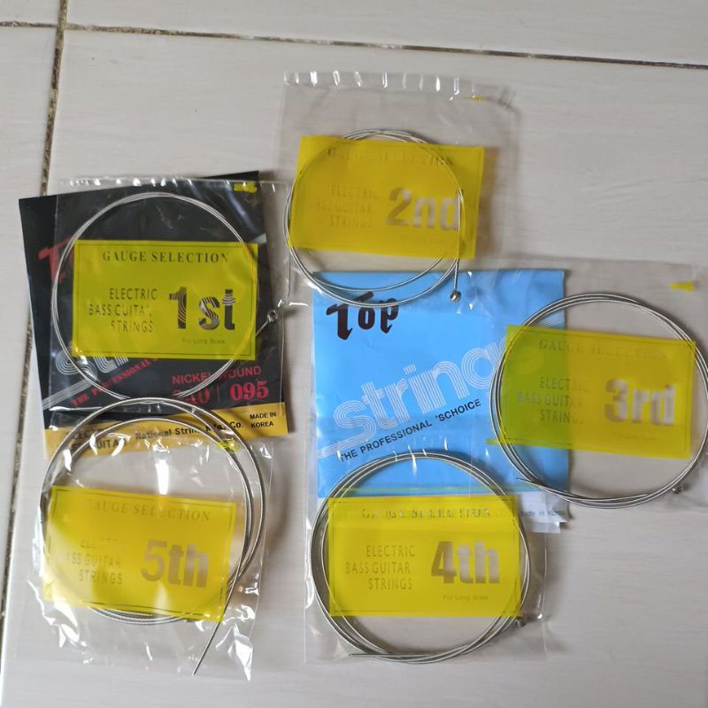 Senar bas gitar top string original korea