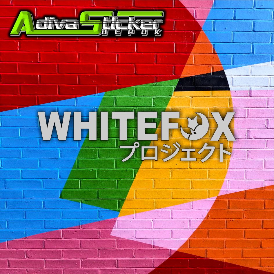 Stiker white Fox Sticker WHITEFOX A