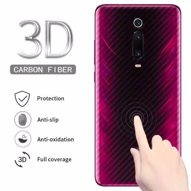 Skin Carbon / Anti gores belakang Samsung A9 Star,A9 PRO 2018,A7 2018,A50,A20S,A50S,A20,A10S,A10,A30